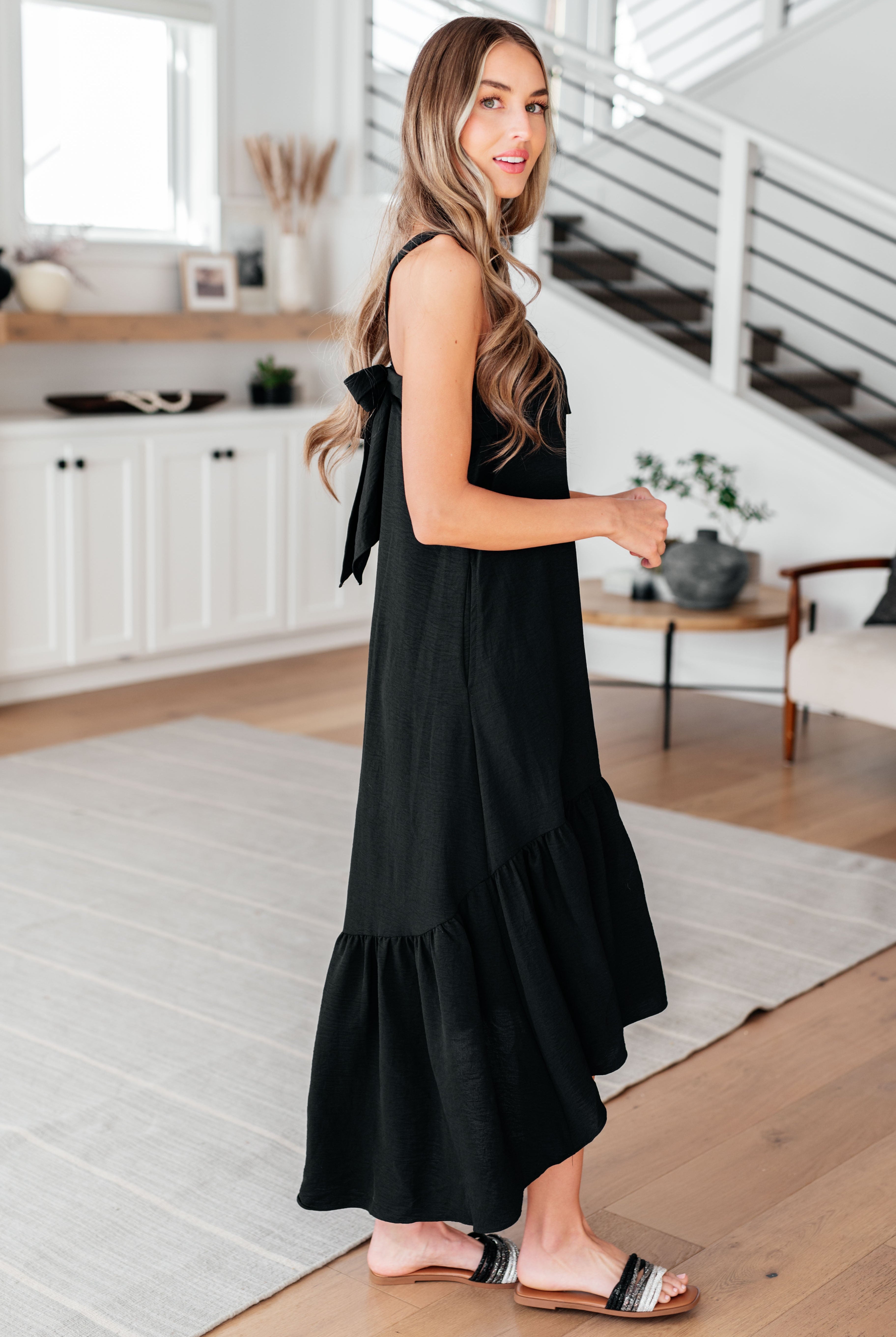 Nightlife Tie Back Maxi Dress-Dresses-Krush Kandy, Women's Online Fashion Boutique Located in Phoenix, Arizona (Scottsdale Area)