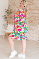 No Garden, No Problem Bubble Sleeve Dress-Dresses-Krush Kandy, Women's Online Fashion Boutique Located in Phoenix, Arizona (Scottsdale Area)