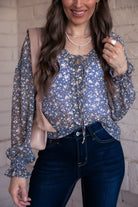 Now We Have Seen It All Floral Top | 2 Colors-Long Sleeve Tops-Krush Kandy, Women's Online Fashion Boutique Located in Phoenix, Arizona (Scottsdale Area)