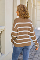 Candy Threads Stripe Sweater-Tops-Krush Kandy, Women's Online Fashion Boutique Located in Phoenix, Arizona (Scottsdale Area)