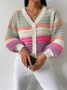 Kandy Threaded Casual Cardigan-Cardigan-Krush Kandy, Women's Online Fashion Boutique Located in Phoenix, Arizona (Scottsdale Area)