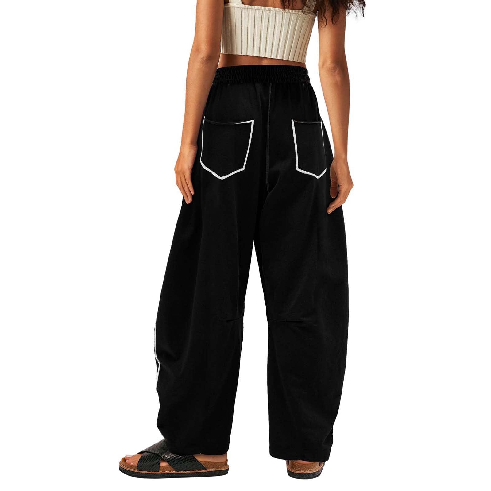 Luxe Contrast Stitching Wide Leg Pants-Pants-Krush Kandy, Women's Online Fashion Boutique Located in Phoenix, Arizona (Scottsdale Area)