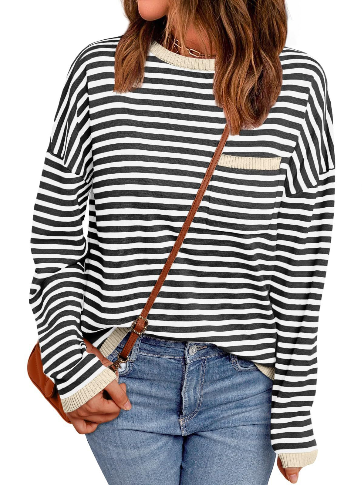 Thread Theory Luxe Stripe Sweater-Sweaters-Krush Kandy, Women's Online Fashion Boutique Located in Phoenix, Arizona (Scottsdale Area)