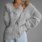 Luxe Soft Fuzzy Button Cardigan-Cardigans-Krush Kandy, Women's Online Fashion Boutique Located in Phoenix, Arizona (Scottsdale Area)