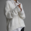Luxe Soft Fuzzy Button Cardigan-Cardigans-Krush Kandy, Women's Online Fashion Boutique Located in Phoenix, Arizona (Scottsdale Area)