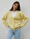 Luxe Soft Fuzzy Button Cardigan-Cardigans-Krush Kandy, Women's Online Fashion Boutique Located in Phoenix, Arizona (Scottsdale Area)