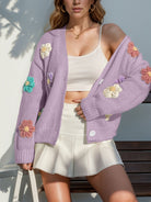 Blooming Threads Knit Cardigan-Cardigan-Krush Kandy, Women's Online Fashion Boutique Located in Phoenix, Arizona (Scottsdale Area)