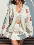 Blooming Threads Knit Cardigan-Cardigan-Krush Kandy, Women's Online Fashion Boutique Located in Phoenix, Arizona (Scottsdale Area)