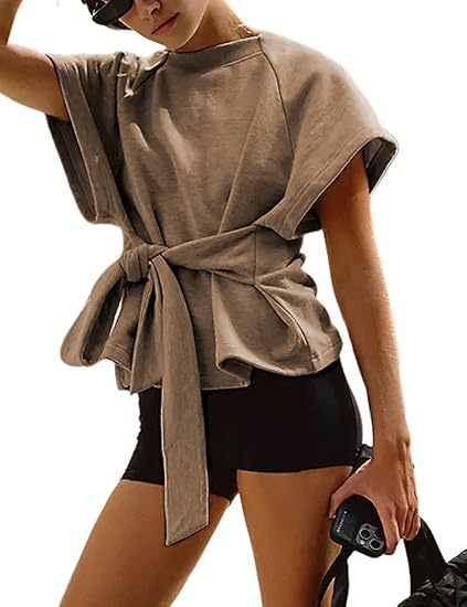 Casual Bow Knot Top-Tops-Krush Kandy, Women's Online Fashion Boutique Located in Phoenix, Arizona (Scottsdale Area)