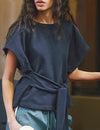 Casual Bow Knot Top-Tops-Krush Kandy, Women's Online Fashion Boutique Located in Phoenix, Arizona (Scottsdale Area)