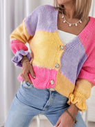 Candy Coated Luxe Button Cardigan-Cardigans-Krush Kandy, Women's Online Fashion Boutique Located in Phoenix, Arizona (Scottsdale Area)