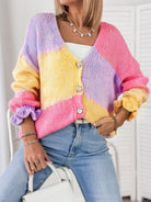 Candy Coated Luxe Button Cardigan-Cardigans-Krush Kandy, Women's Online Fashion Boutique Located in Phoenix, Arizona (Scottsdale Area)