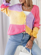 Candy Coated Luxe Button Cardigan-Cardigans-Krush Kandy, Women's Online Fashion Boutique Located in Phoenix, Arizona (Scottsdale Area)
