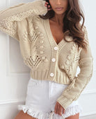 Back to The Basics Button Cardigan-Cardigans-Krush Kandy, Women's Online Fashion Boutique Located in Phoenix, Arizona (Scottsdale Area)