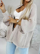 Fit The Vibe Knit Cardigan-Cardigans-Krush Kandy, Women's Online Fashion Boutique Located in Phoenix, Arizona (Scottsdale Area)