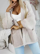Fit The Vibe Knit Cardigan-Cardigans-Krush Kandy, Women's Online Fashion Boutique Located in Phoenix, Arizona (Scottsdale Area)
