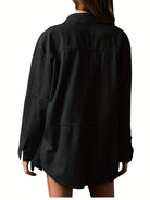 Rodeo Muse Denim Long Sleeve Top-Long Sleeve Tops-Krush Kandy, Women's Online Fashion Boutique Located in Phoenix, Arizona (Scottsdale Area)