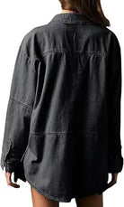 Rodeo Muse Denim Long Sleeve Top-Long Sleeve Tops-Krush Kandy, Women's Online Fashion Boutique Located in Phoenix, Arizona (Scottsdale Area)