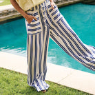 Free Spirit Stripe Wide Leg Pants-Pants-Krush Kandy, Women's Online Fashion Boutique Located in Phoenix, Arizona (Scottsdale Area)