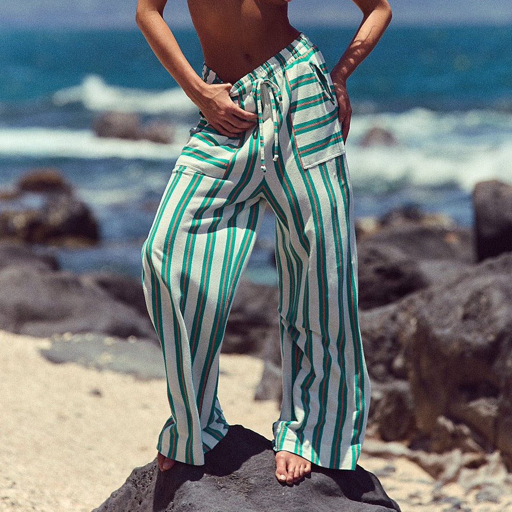 Free Spirit Stripe Wide Leg Pants-Pants-Krush Kandy, Women's Online Fashion Boutique Located in Phoenix, Arizona (Scottsdale Area)