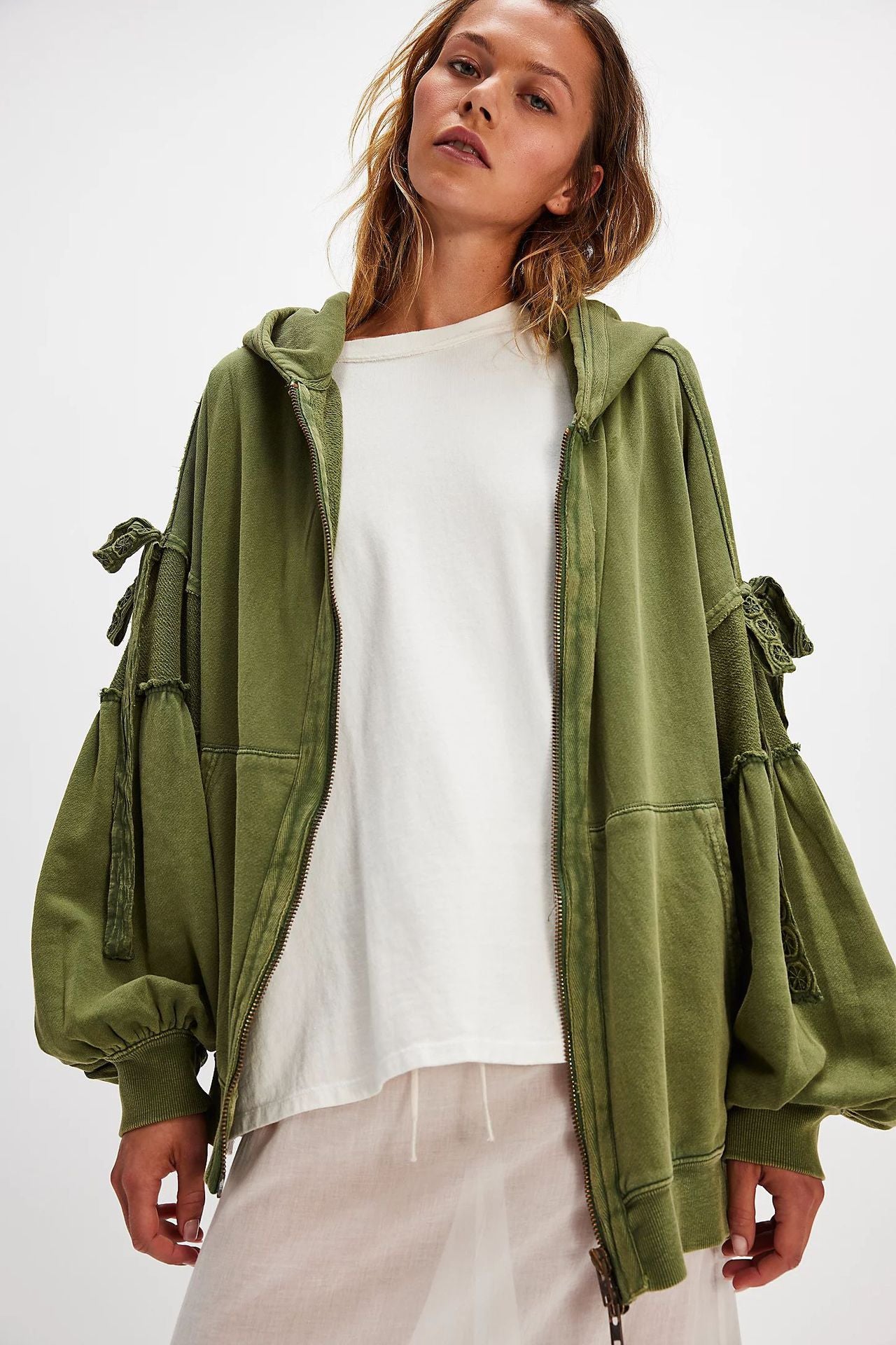 Free Spirit Zip-Up Jacket-Jacket-Krush Kandy, Women's Online Fashion Boutique Located in Phoenix, Arizona (Scottsdale Area)