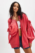 Free Spirit Zip-Up Jacket-Jacket-Krush Kandy, Women's Online Fashion Boutique Located in Phoenix, Arizona (Scottsdale Area)