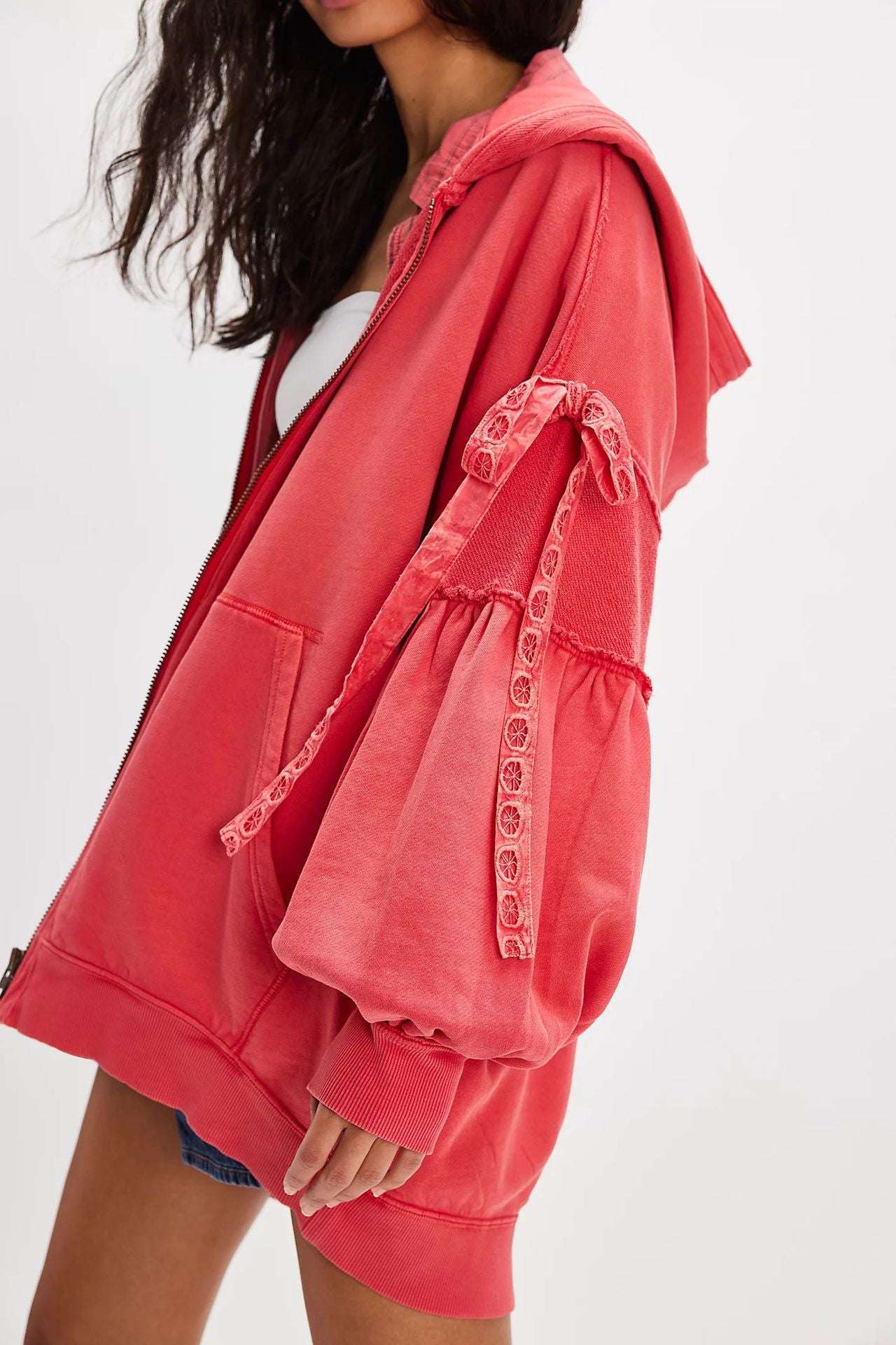 Free Spirit Zip-Up Jacket-Jacket-Krush Kandy, Women's Online Fashion Boutique Located in Phoenix, Arizona (Scottsdale Area)