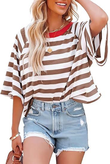 Everyday Stripe Basic Top-Tops-Krush Kandy, Women's Online Fashion Boutique Located in Phoenix, Arizona (Scottsdale Area)