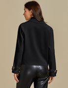 Everyday Chic Button Coa t-Coats-Krush Kandy, Women's Online Fashion Boutique Located in Phoenix, Arizona (Scottsdale Area)