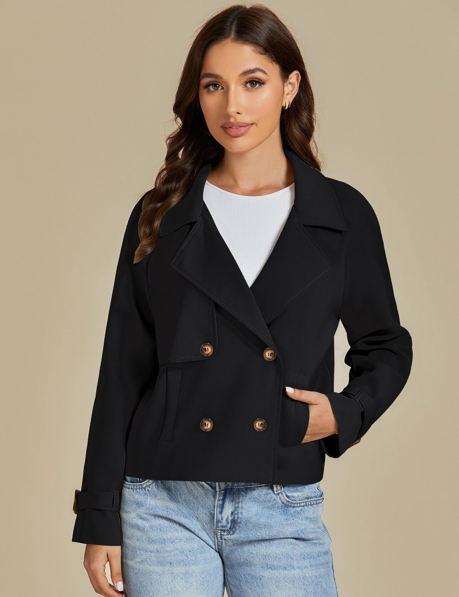 Everyday Chic Button Coa t-Coats-Krush Kandy, Women's Online Fashion Boutique Located in Phoenix, Arizona (Scottsdale Area)