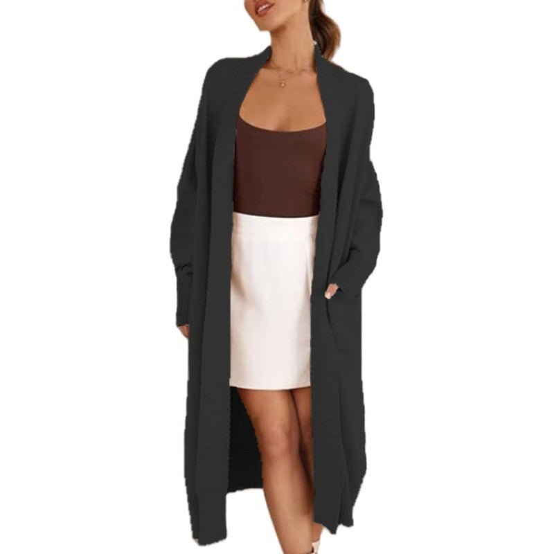 Open Long Knit Cardigan-Cardigans-Krush Kandy, Women's Online Fashion Boutique Located in Phoenix, Arizona (Scottsdale Area)