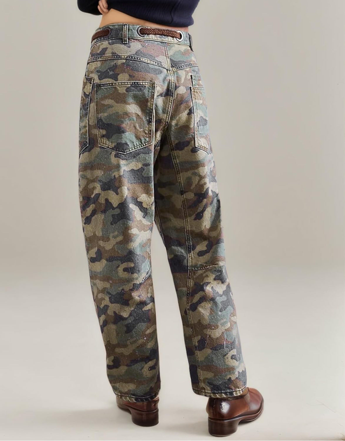 Drawstring Denim Pants-Pants-Krush Kandy, Women's Online Fashion Boutique Located in Phoenix, Arizona (Scottsdale Area)