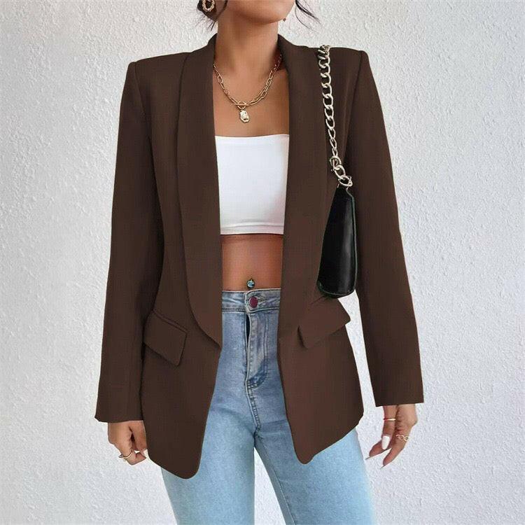 Icon Status Open Front Blazer-Blazers-Krush Kandy, Women's Online Fashion Boutique Located in Phoenix, Arizona (Scottsdale Area)