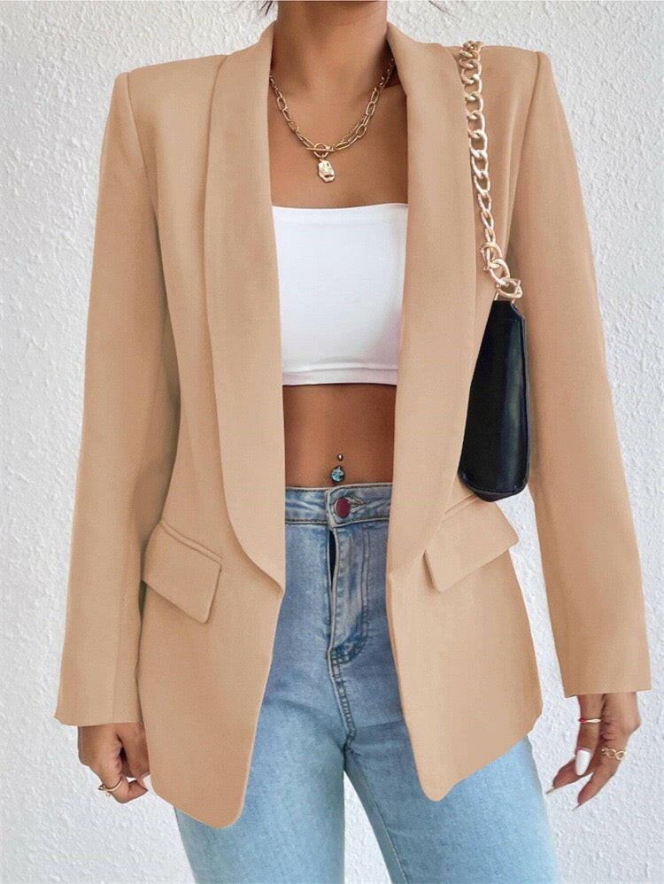 Icon Status Open Front Blazer-Blazers-Krush Kandy, Women's Online Fashion Boutique Located in Phoenix, Arizona (Scottsdale Area)