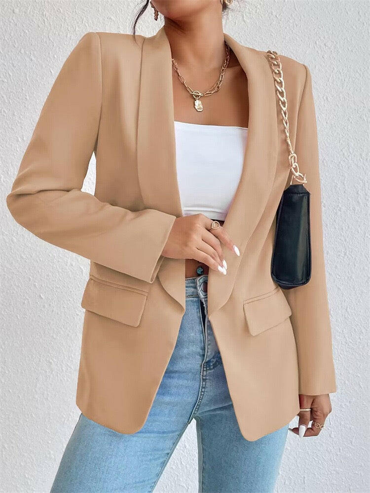 Icon Status Open Front Blazer-Blazers-Krush Kandy, Women's Online Fashion Boutique Located in Phoenix, Arizona (Scottsdale Area)