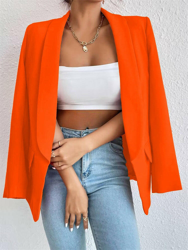 Icon Status Open Front Blazer-Blazers-Krush Kandy, Women's Online Fashion Boutique Located in Phoenix, Arizona (Scottsdale Area)