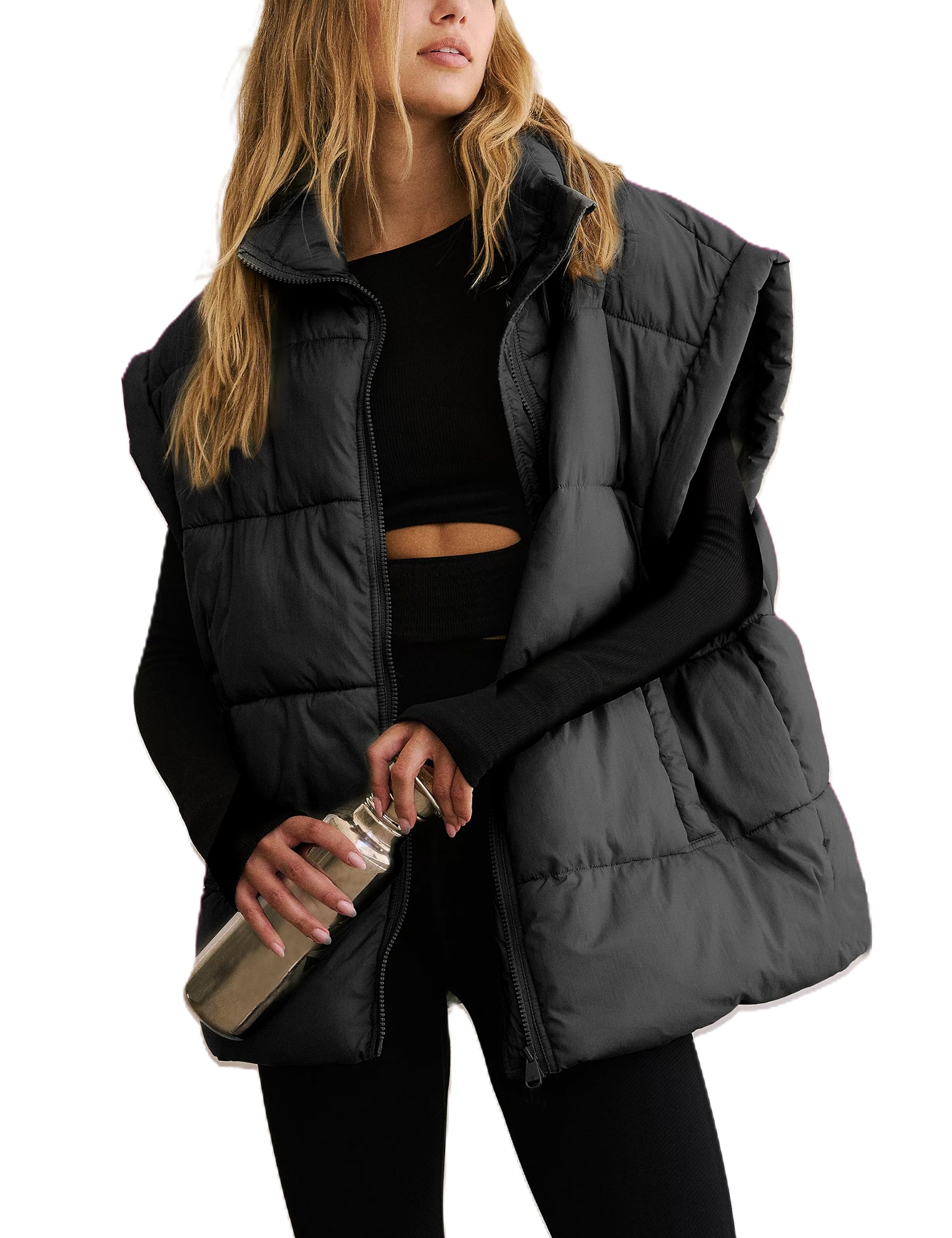 Krush Puffer V est-Vests-Krush Kandy, Women's Online Fashion Boutique Located in Phoenix, Arizona (Scottsdale Area)