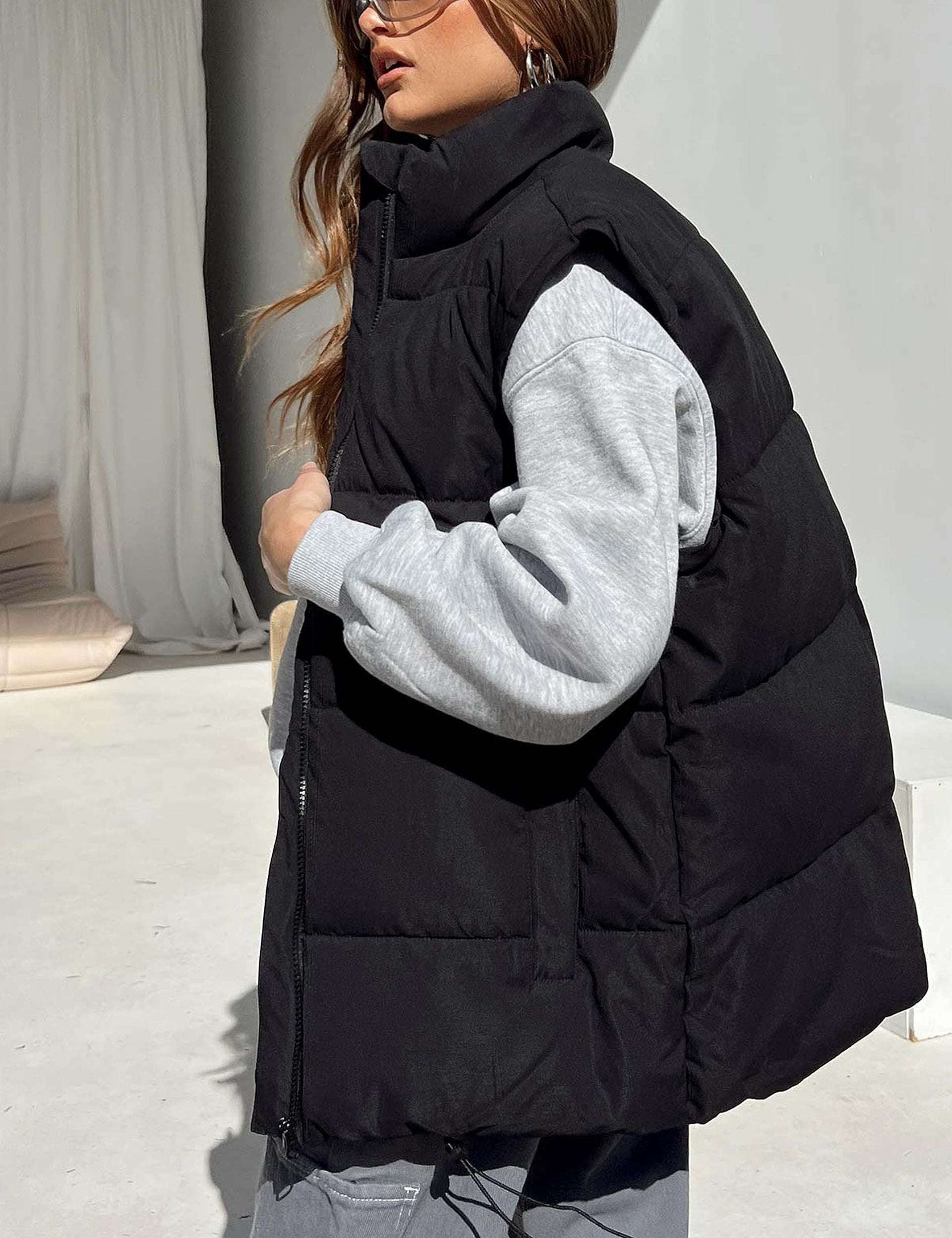 Krush Puffer V est-Vests-Krush Kandy, Women's Online Fashion Boutique Located in Phoenix, Arizona (Scottsdale Area)