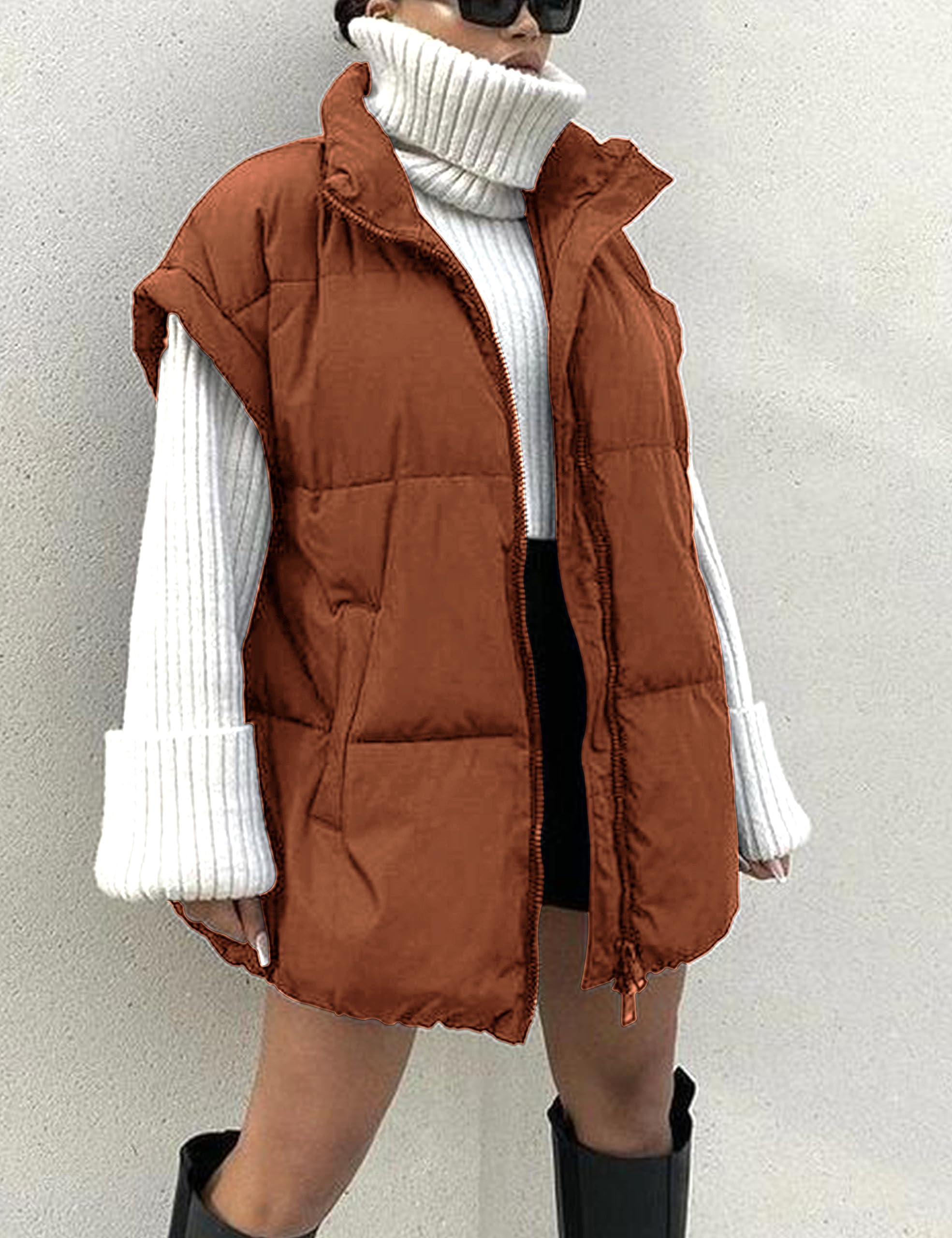 Krush Puffer V est-Vests-Krush Kandy, Women's Online Fashion Boutique Located in Phoenix, Arizona (Scottsdale Area)