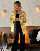 Sparkle & Shine Sequin Wide-Leg Pants-Pants-Krush Kandy, Women's Online Fashion Boutique Located in Phoenix, Arizona (Scottsdale Area)