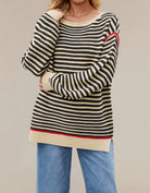 Classic Oversized Stripe Sweater-Tops-Krush Kandy, Women's Online Fashion Boutique Located in Phoenix, Arizona (Scottsdale Area)