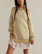 Classic Oversized Stripe Sweater-Tops-Krush Kandy, Women's Online Fashion Boutique Located in Phoenix, Arizona (Scottsdale Area)
