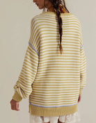 Classic Oversized Stripe Sweater-Tops-Krush Kandy, Women's Online Fashion Boutique Located in Phoenix, Arizona (Scottsdale Area)