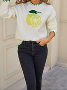 Limoncello Glow Sweater-Tops-Krush Kandy, Women's Online Fashion Boutique Located in Phoenix, Arizona (Scottsdale Area)