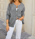 Button Up Cardigan-Tops-Krush Kandy, Women's Online Fashion Boutique Located in Phoenix, Arizona (Scottsdale Area)