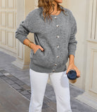 Button Up Cardigan-Tops-Krush Kandy, Women's Online Fashion Boutique Located in Phoenix, Arizona (Scottsdale Area)