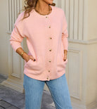 Button Up Cardigan-Tops-Krush Kandy, Women's Online Fashion Boutique Located in Phoenix, Arizona (Scottsdale Area)