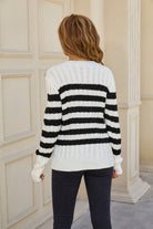 Krush Kandy Stripe Sweater-Tops-Krush Kandy, Women's Online Fashion Boutique Located in Phoenix, Arizona (Scottsdale Area)