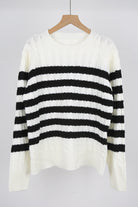 Krush Kandy Stripe Sweater-Tops-Krush Kandy, Women's Online Fashion Boutique Located in Phoenix, Arizona (Scottsdale Area)