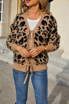 Falling For You Leopard Tie Cardigan-Tops-Krush Kandy, Women's Online Fashion Boutique Located in Phoenix, Arizona (Scottsdale Area)